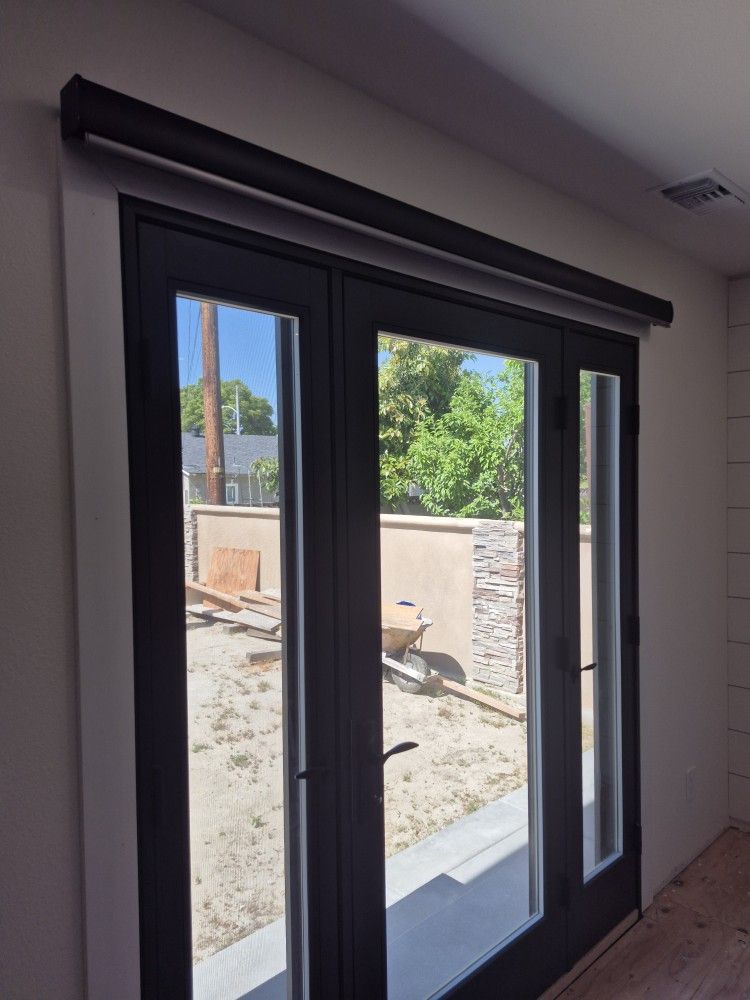 New Graywind Black Out Fabric Blind With Valance 