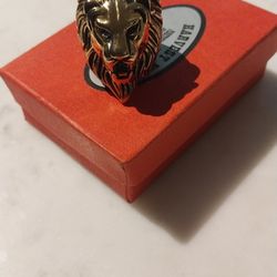 Ring Lion Stainless Steel  Size 11