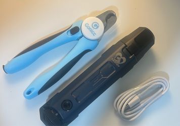 Dog nail cutter and electric nail grinder