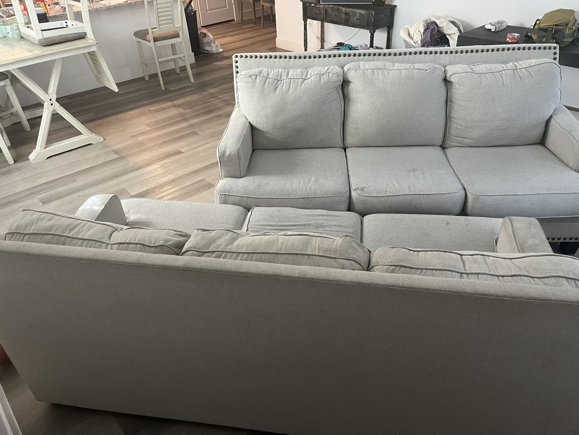 2 Couches For Sale / TV Chest that can be an Armoire