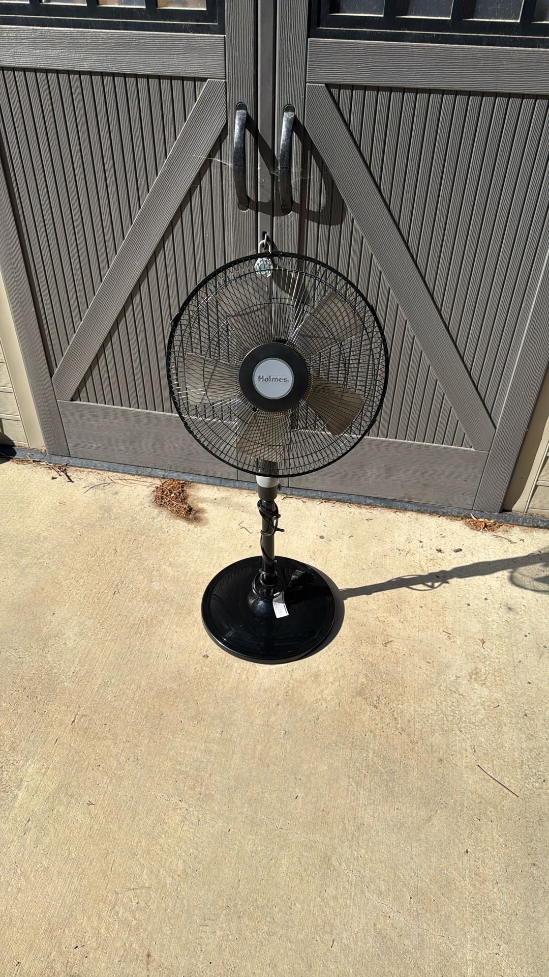 5 Blade Stand Fan Heavy Duty Adjustable Height WORKS PERFECT