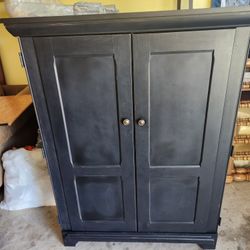 Black Storage Cabinet By RIVERSIDE