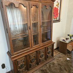Big China Cabinet, Solid Wood