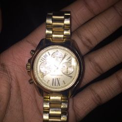 Women MK Gold Tone Watch