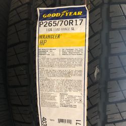 Brand New Tires (1) Goodyear Wrangler HP (P265/70R17) (Single) ($149)