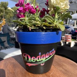 Dodger Garden Flower Pot