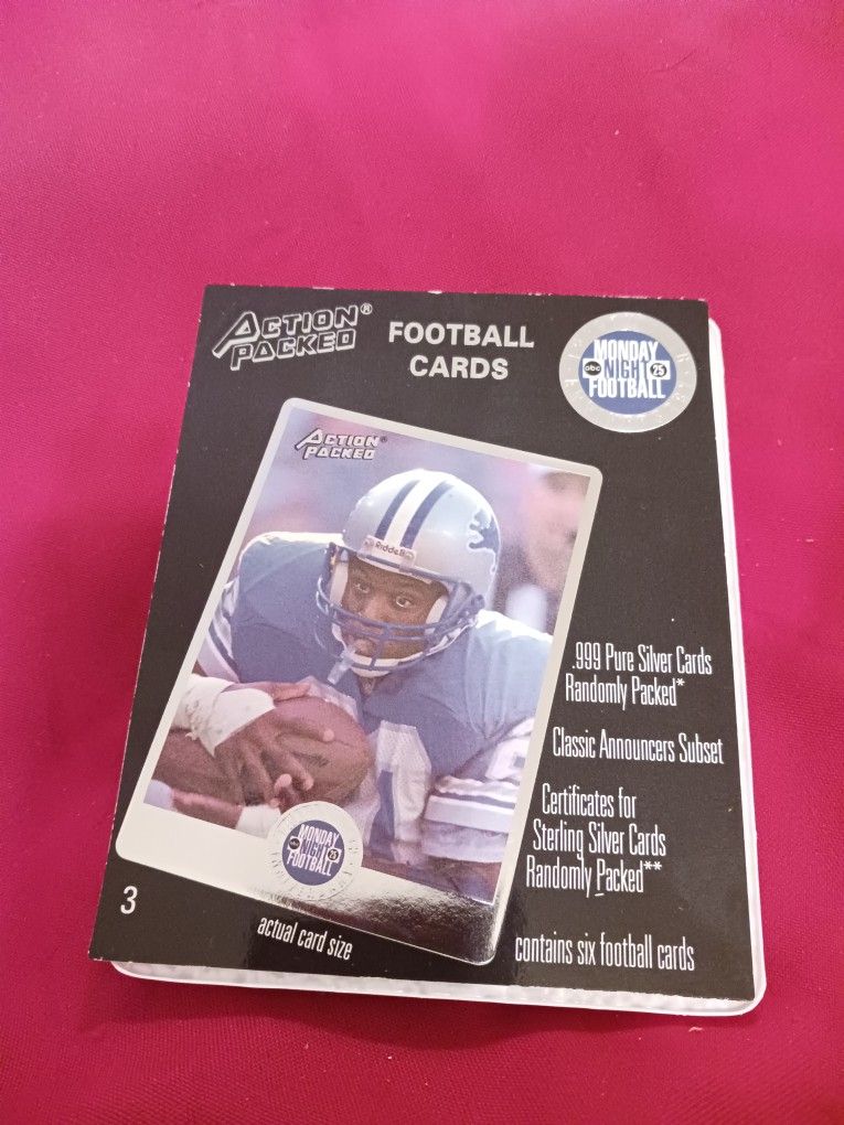 Action Packed Football Card's