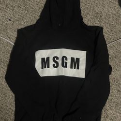 Black MSGM hoddie 