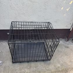 Small double door dog crate