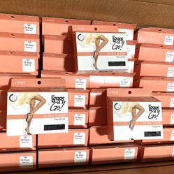 lot of 36 - New L’eggs to Go! Medium Tall Off Black Sheer Toe Ultra Sheer Pantyhose