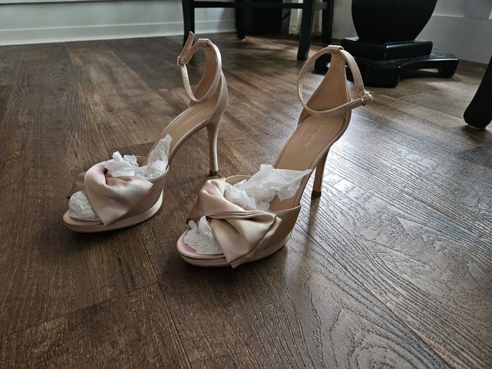 Kate Spade Bridal Bow Shoes