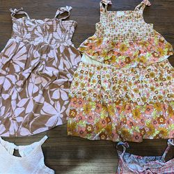 Little girl clothes size 4t summer dress bundle (4pcs)