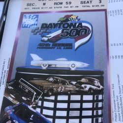 Daytona 500 Ticket  Ticket To Race And Movie Set All One Price 