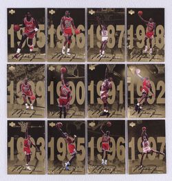 Upperdeck Michael Jordan Gold complete set