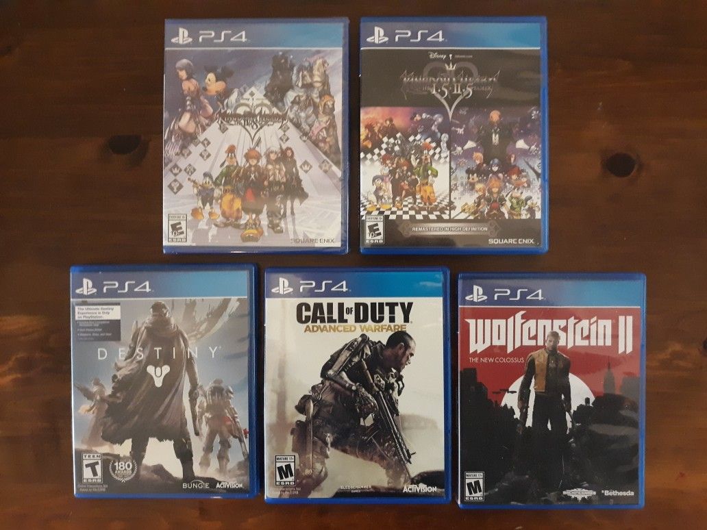 PLAYSTATION 4 GAMES - VARIED PRICES