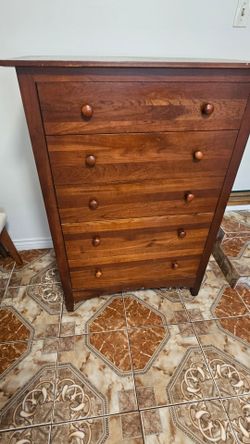 Ethan Allen vintage dresser mcm style