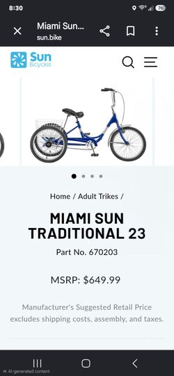Sun Trike for sale great value