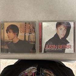 Justin Bieber CD Bundle (My World + Under The Mistletoe + Bonus Book)