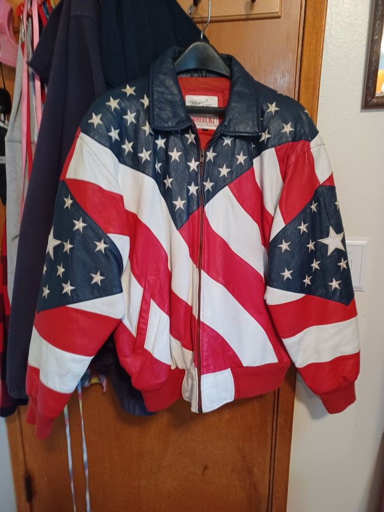 Patriotic Leather, Bomber Jacket