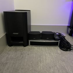 Bose AV3-2-1 Media Center Speaker System With Remote