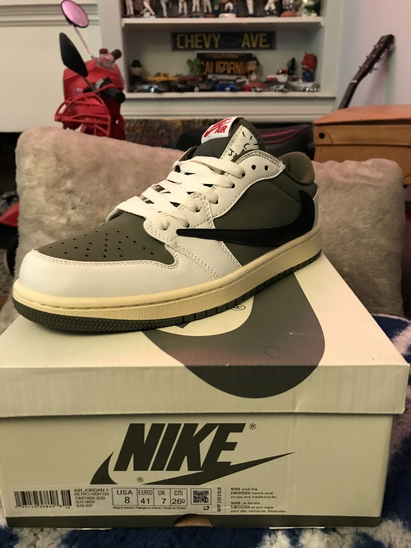 Jordan 1 Low “OLIVE CACTUS 🌵 JACK” Sz 9,11 Only !!!