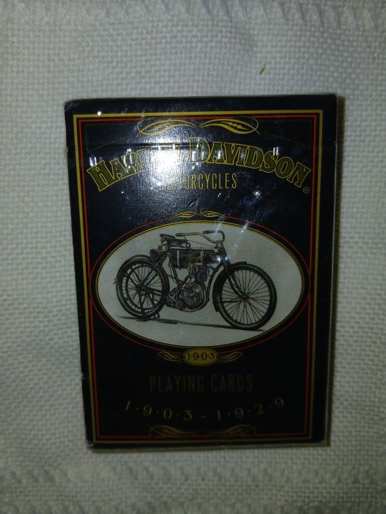 Harley Davidson Playing Cards Unopened 