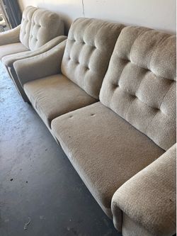 Sofa and loveseat