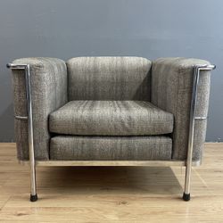 Vintage 1960'S Jack Cartwright MCM Chrome Club Chair 