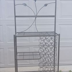 Iron Bakers Wine Rack