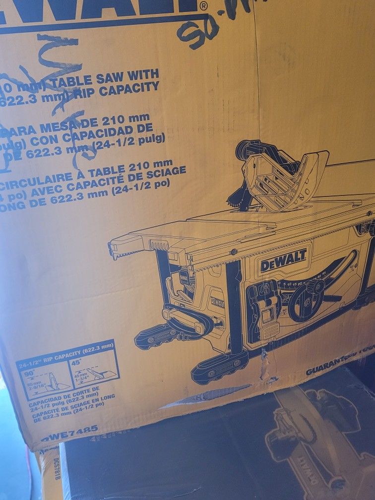 Dewalt Corded 8-1/4" Table Saw!!!
