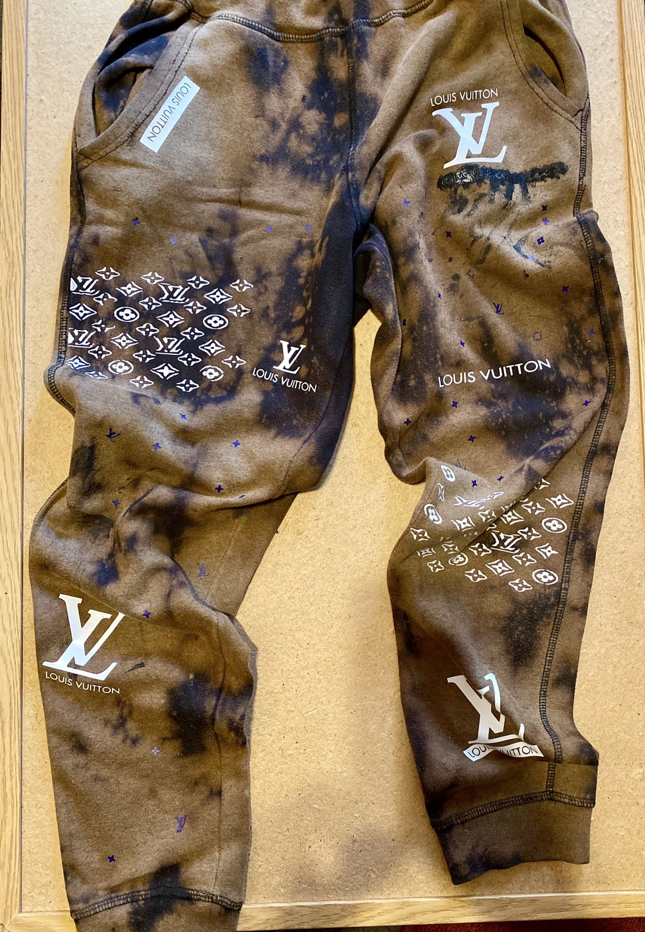 Joggers size small but fit like a medium custom