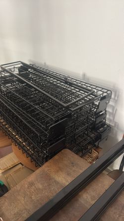 Sturdy Black Shelves