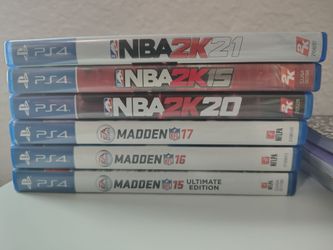PS4 Sports Games Bundle – NBA 2K & Madden NFL