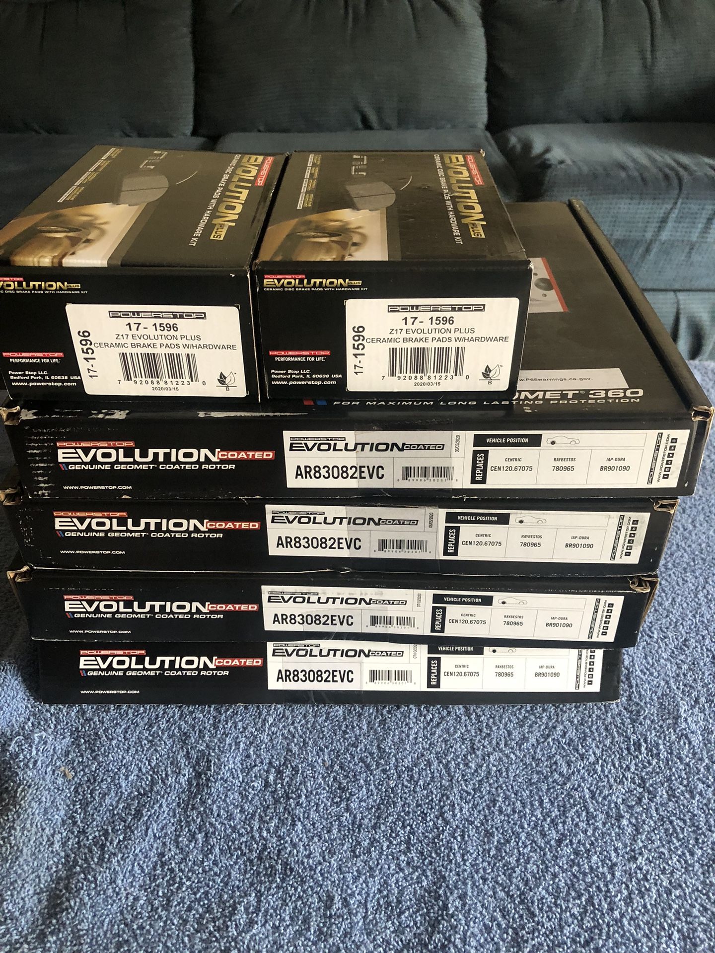 Brake Rotors And Pads Powerstop Evolution