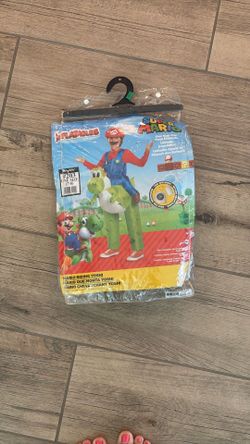 Mario Riding Yoshi Blow Up Costume