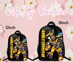 Bumblebee custom backpack (READ DESCRIPTION)
