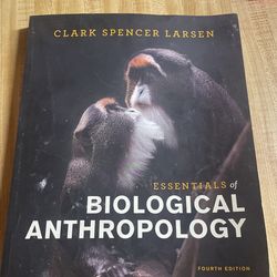 4th edition biological Anthropology 