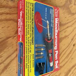 Wood burning pen set