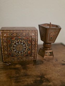 Middle east  incense holder +box