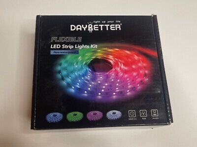 New in Box DAYBETTER Led Strip Lights Kit RGB Waterproof, Remote Controller $15