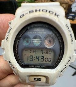 Vintage Rare Casio G-shock DW-6900FS White Japan Y Module 3230