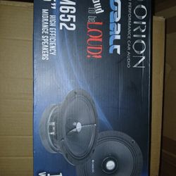 Orion 1000w 6.5 Loud Mids Brand New $80firm Price Pickup Only Serious Buyers Please Yes It Is Avaliable 