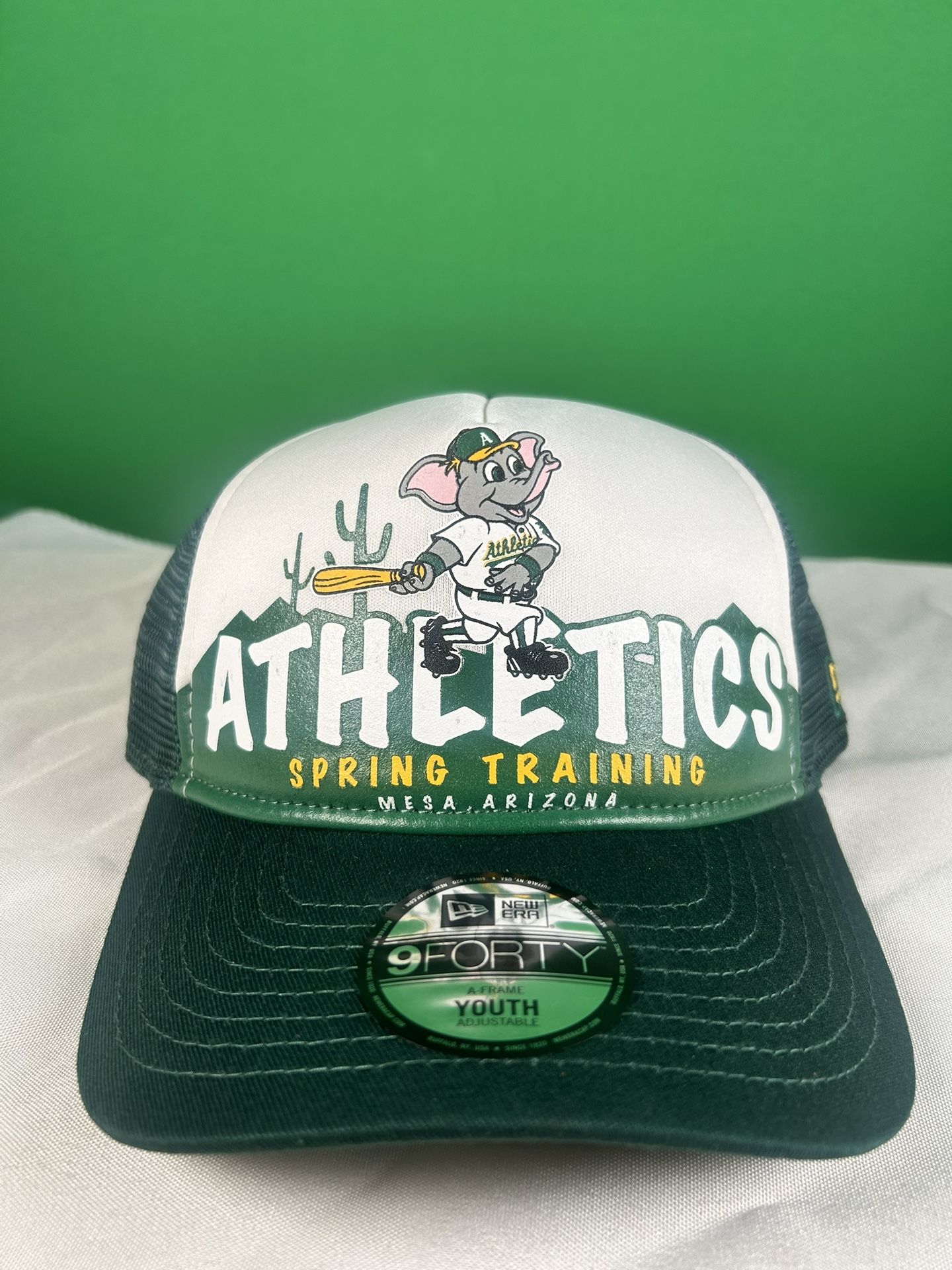 Oakland Athletics Youth 9FORTY A-Frame Trucker Hat – Spring Training Edition