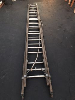 24 foot wood extension ladder