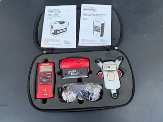 Craftsman Laser Trac 4-in-1 Laser Level & Guided Measuring Tool Kit