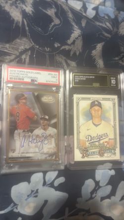 2 Graded TOPPS baseball