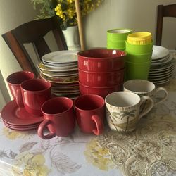 Used Plates And Cups Free 