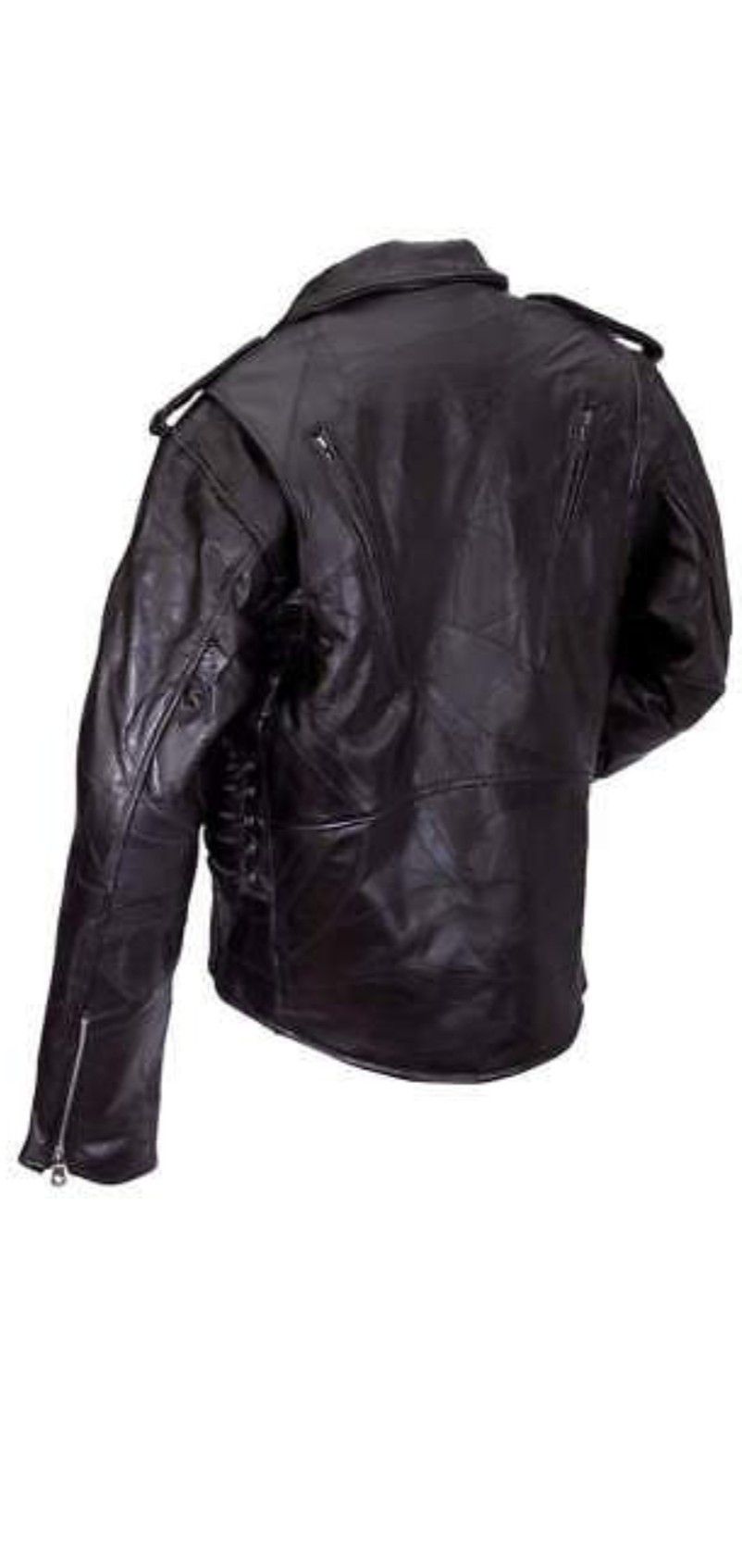 Leather Bikers jacket/sunglasses
