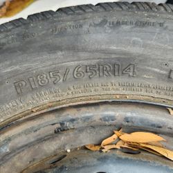 Four Tires With 3 Rims