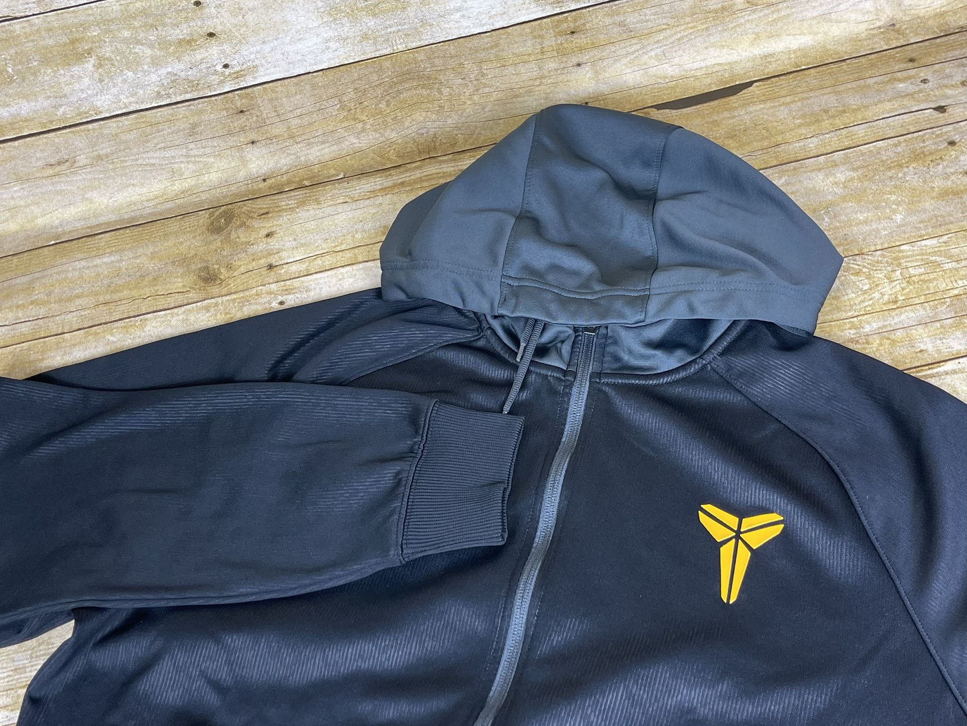 Nike Kobe Bryant Hoodie Mens L Therma-Fit Full Zip Black Mamba KB24 Jacket